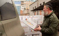 1000 mishloach manot delivered to Ukrainian front lines