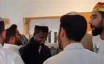 Wounded in battle Yeshiva students dance on Purim