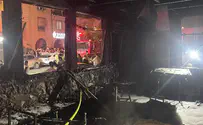 בית כנסת עלה באש בליל שבת