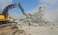 המנהל האזרחי הרס בניה בלתי חוקית ב'חיזמא'