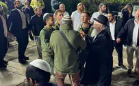 Religious Zionist Rabbis light dawn bonfire at Meron