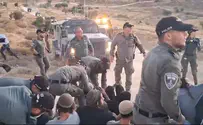 כוחות הביטחון פינו מבנים בגבעת צור הראל