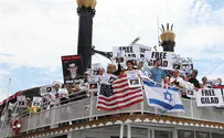 Shalit Supporters Sail 'True Freedom Flotilla' in NYC