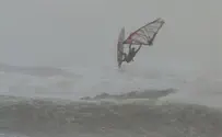 Video: Stormy Weather in Israel? Perfect Day for Windsurfing!