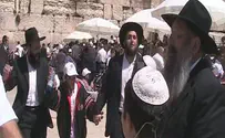 109 Orphans Celebrate Bar Mitzvah at the Western Wall