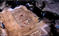 Ancient Artisans' Footprints Discovered Beneath Lod Mosaic
