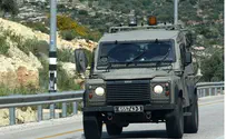 Military Vehicle Hits Roadside Bomb Near Bethlehem