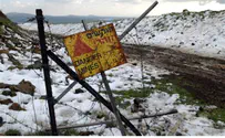 IDF Warns Snow Tourists: Beware of Land Mines 