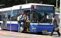 עימות בין צעירים יהודים לנהג אוטובוס ערבי
