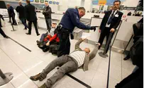 Fly-tilla ‘Anti-Racists' Scrawl Swastika at Airport