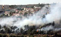 Firefighters Battle Blaze Near Beit Shemesh