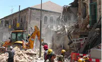 Video:  Wall at Jerusalem Work Site Collapses 