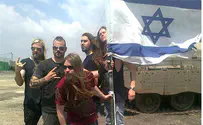 Swedish Metalheads with Israeli Flag and Army Food