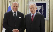 Peres: There is No 'Occupation' in Gaza