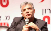 Lapid: I won't Sit in Right-Wing Government
