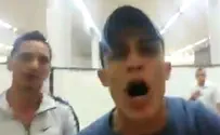 Видео: «вооруженный» вилкой араб нападает на еврейку
