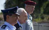 Шимон Перес на базе ВВС: «Враг должен еще дважды подумать»