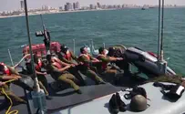 ספינת "צרעה" של חיל הים התהפכה בחופי אשקלון