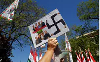 Hungary: Fascists Stage Mock 'Hanging' of Israeli Leaders