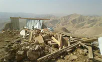 2 בתים ולול נהרסו סמוך למצפה יריחו