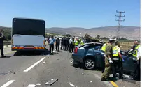 Woman and Three Children Killed in Bus-Car Collision