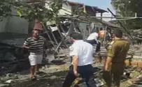 Разрушения в Йегуде. Ракета попала в частный дом