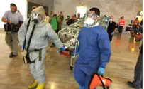 Видео: больной Эболой в аэропорту Бен-Гурион. Учения