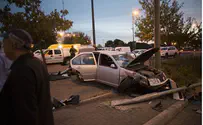 Terrorist Car Attack Suspected in Samaria