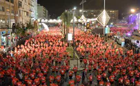 Видео: ночной забег в Тель-Авиве