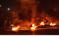 Watch: Bedouin Rioters Hurl Explosives at Police in Rahat