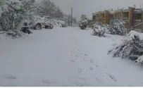 Израиль в снегу, но постепенно «приходит в себя»