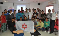 MDA Trains Nepalese Students in Israel to Save Lives at Home