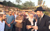 Watch: Chief Rabbi Lau Gets Hero's Welcome in Samaria