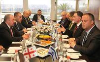 נשיא גאורגיה ביקר בכנסת: ישראל מדינה מרשימה