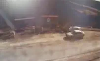 Видео: автомобильный теракт на перекрестка Тапуах