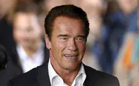 Watch: Schwarzenegger at Paris Hanukkiah lighting