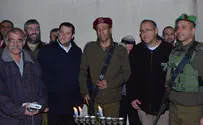 Special candle-lighting held at Joshua's Tomb
