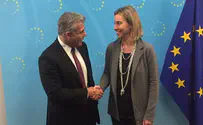 Lapid asks EU's Mogherini to take action against BDS