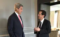 Herzog peddles peace plan to Kerry