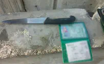 Watch: Female terrorist caught with a knife in her bag