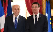 French PM to Peres: We must unite in struggle against terorrism