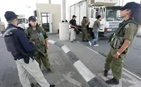 Задержание террористки на КПП «Каландия»