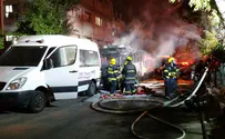 Возгорание и взрыв микроавтобуса в Бней-Браке. В чем причина?
