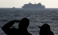 Мощный пожар на пароме в Ионическом море. Видео