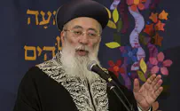 Leftists, LGBT activists target Jerusalem Chief Rabbi