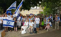 Pro-Israel demonstration outside King of Holland's palace