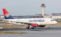 Air Serbia says its flight is headed to 'Palestine'