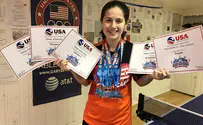 This 15-year-old Orthodox girl is a pingpong champion