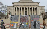 Columbia: Anti-Israel demonstration opposite Holocaust Day booth