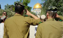 Soldiers barred from Temple Mount for saluting Holy of Holies